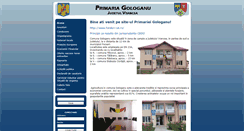 Desktop Screenshot of primariagologanu.ro